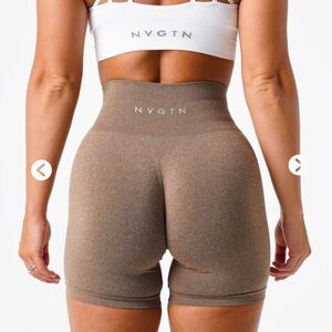 NVGTN - Like New! Mocha brown Lift Seamless Shorts - S